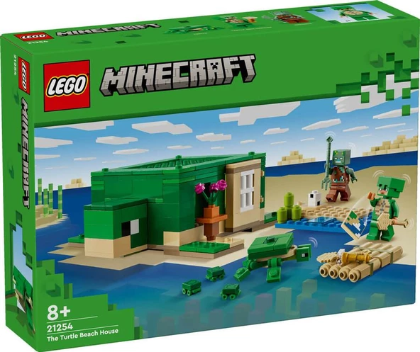 Lego Minecraft Kaplumbağa Plaj Evi 21254