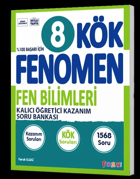 FENOMEN YAYINLARI 8. SINIF Kök Fen Bilimleri Soru Bankası