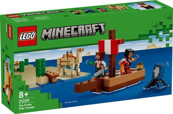 Lego Minecraft Korsan Gemisi Yolculuğu 21259