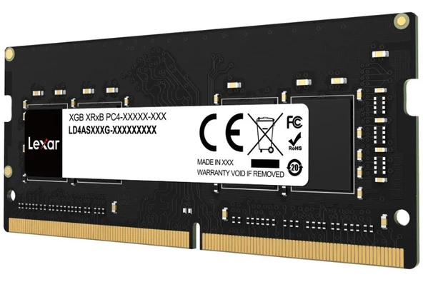 Lexar 32GB  LD4AS032G-B3200GSST 3200Mhz DDR4 So-DIMM CL22 260 Pin 1.2V Ram Bellek - Resim 2