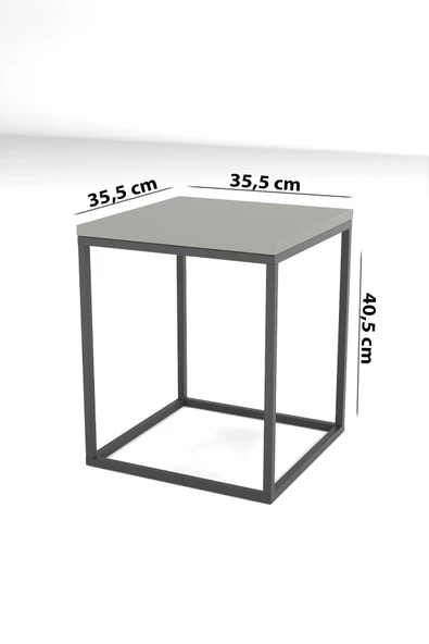 Orta Sehpa Ve Zigon Sehpa 5'li Lüx Set Altın Ceviz - 3