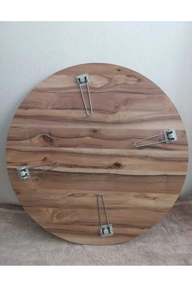 Home KATLANABİLİR METAL AYAKLI AHŞAP YER SOFRASI TEPSİ SİNİ - 5