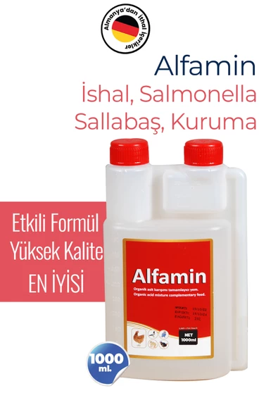 ALFAMİN Alfamin Kuşlar Için Kuruma Sallabas Ürünü 1000 ml