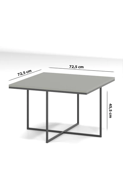 Orta Sehpa Ve Zigon Sehpa 5'li Lüx Set Ceviz - 5