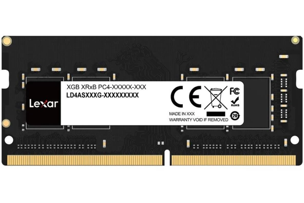 Lexar 8GB  LD4AS008G-B3200GSST 3200Mhz DDR4 So-DIMM CL22 260 Pin 1.2V Ram Bellek