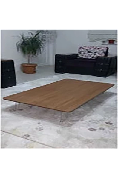 Home Katlanır Dikdörtgen Yer Sofrası Hamur Açma Sunum Masası Ceviz 60cmx90cm