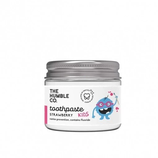 Humble Co. Cam Kavanoz Diş Macunu Çocuk Çilek ( Komple Bakım )