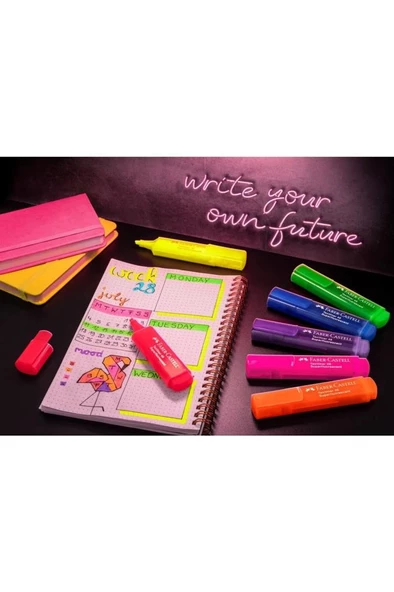 Faber Castell Textliner 46 Şeffaf G Genz 8'Lü Paket 5030254601000 - 2