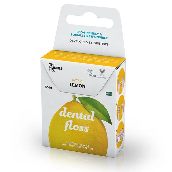 Humble Brush Dental Floss - Diş İpi Limonlu 50m