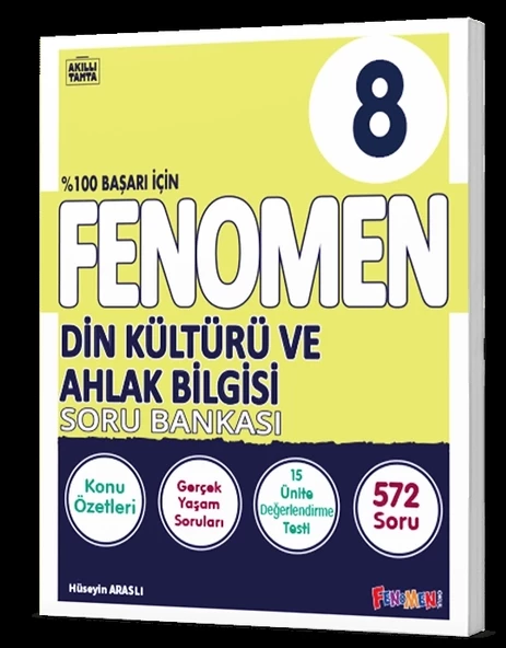 FENOMEN YAYINLARI 8. SINIF Din Kültürü Ve Ahlak Bilgisi Soru Bankası ürün görseli