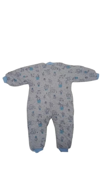 uğurböceğiçocuk Elyaflı Ve Fermuarlı Baykuş Desenli Kışlık Çocuk Uyku Tulumu Unisex - 10