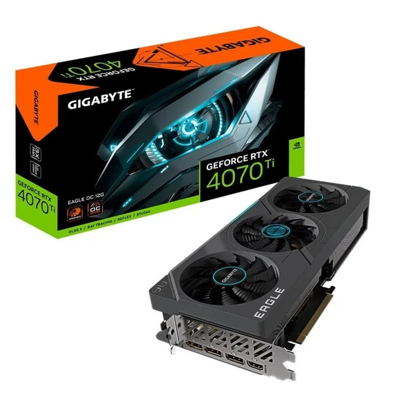 GIGABYTE GVN407TEAGLEOC12GD Geforce RTX 4070 Ti 12GB 192Bit GDDR6X PCI-E 4.0 Ekran Kartı