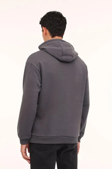 Lumberjack MB SN04 HOODIE 4PR 101889365 Erkek Sweatshirt Antrasit S-XXL - 2