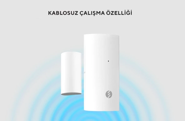 SL-EG05 Akıllı Kablosuz Kapı Pencere Dolap Sensörü Manyetik Wifili Sensör Tuya Destekli - Telefona Bildirim Gönderir - 7