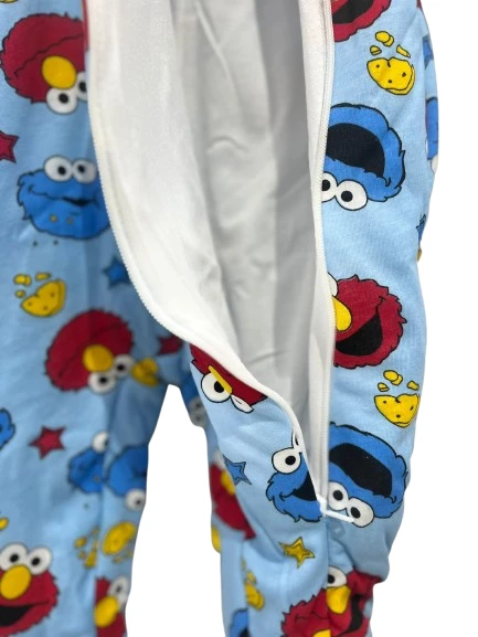 uğurböceğiçocuk Elyaflı Ve Fermuarlı Bisküvi Desenli Kışlık Çocuk Uyku Tulumu Unisex - 9
