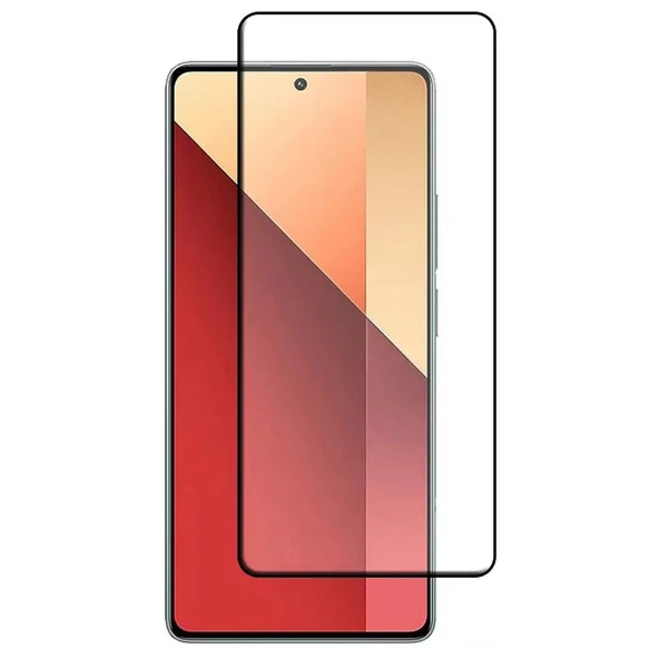 Xiaomi Redmi Note 13 Pro Ekran Koruyucu 9D Tam Kaplayan Kavisli