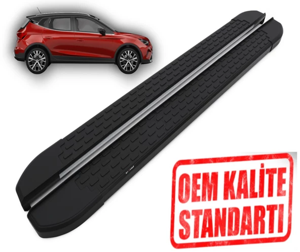 SEAT ARONA 2017 2018 2019 2020 2021 2022 2023 2024 ARACA ÖZEL NEVADA SİYAH YAN BASAMAK ürün görseli 1