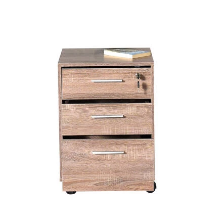 Newyork Kilitli Çekmeceli Keson-Latte 45x63x51 cm - Resim 6