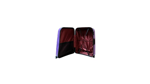 KIRILMAZ PP VALİZ  MOR RENK  3 LÜ SET RACCOON - 3