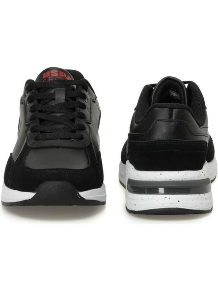 U.S.POLO ASSN PETER SU 4PR SİYAH COMFORT CASUAL ANATOMİK SPOR AYAKKABISI - Resim 7