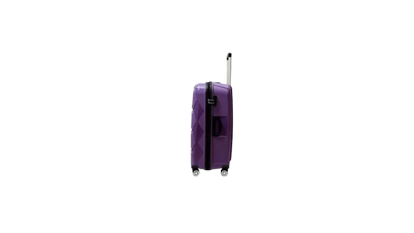 KIRILMAZ PP VALİZ  MOR RENK  3 LÜ SET RACCOON - 6