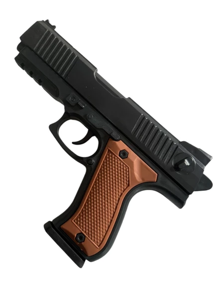 Boncuk Atan Tabanca 2 Adet Kahverengi + 10 PAKET BONCUK - 3