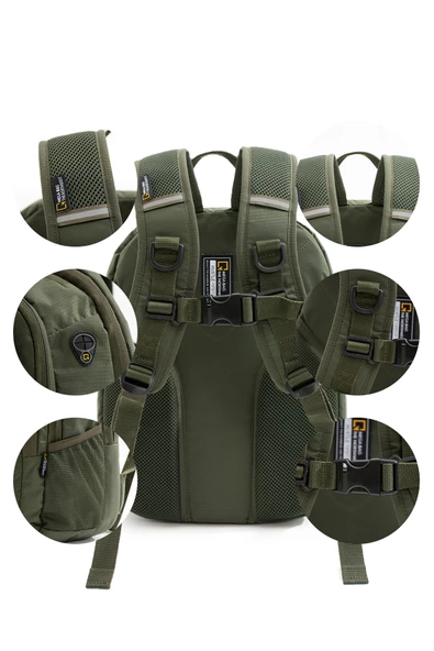 M 6014 - Mega The Northwest Hustle Ripstop Modeli Sırt Çantası ( Profesyonel / Okul / Günlük) - 9