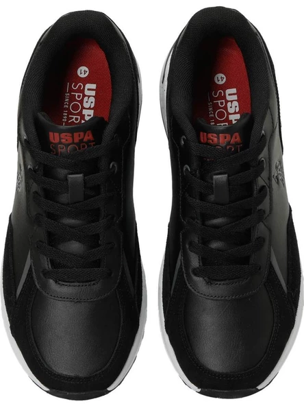 U.S.POLO ASSN PETER SU 4PR SİYAH COMFORT CASUAL ANATOMİK SPOR AYAKKABISI - Resim 6