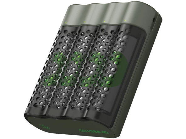 GP M452 USB Hızlı Şarj Cihazı 4 Adet 2600 AA Kalem Pilli Set - 3
