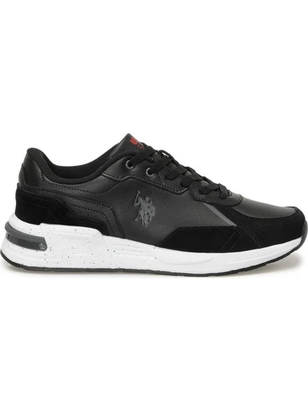 U.S.POLO ASSN PETER SU 4PR SİYAH COMFORT CASUAL ANATOMİK SPOR AYAKKABISI - Resim 3