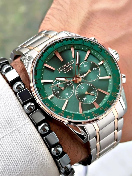 Jg. Polo Clup JPC.0724 S04064A.4 Çelik Kordon Erkek Kol Saati ürün görseli