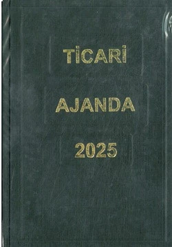 Özkan Armat 2025 Ticari Ajanda Günlük Çizgili 17x24