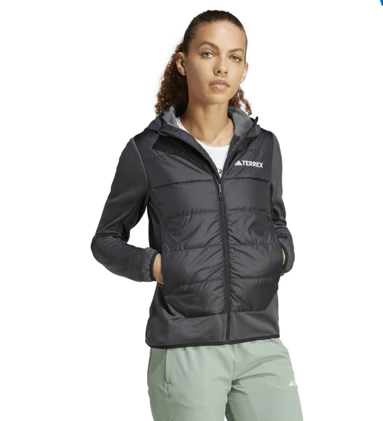 adidas TERREX Multi Hybrid Yalıtımlı Ceket Kadın - siyah IR7882 - 3