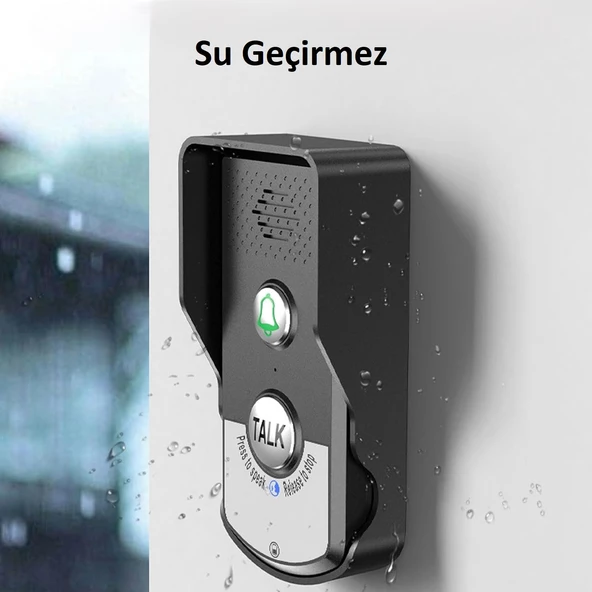 Yüksek Güvenlikli Kullanışlı Kapı İletişim Sistemi Su Geçirmez Uzun Çalışma Süresi 1000m(engelsiz) - 4