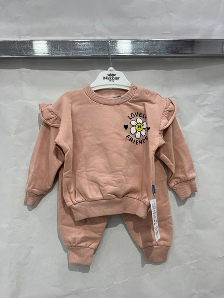uğurböceğiçocuk 24735 Papatya Lovely Friends Baskılı2'li Kız Bebek Takım - 7