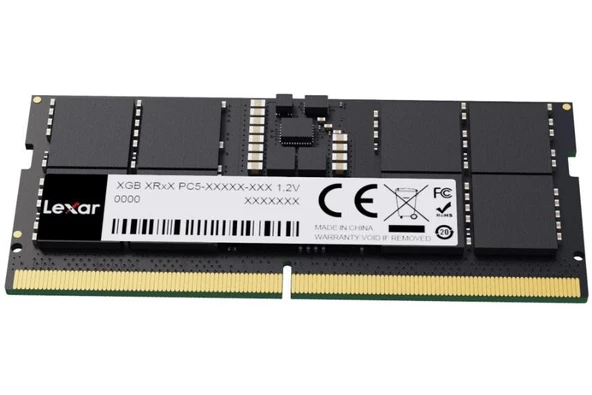 Lexar 16GB  LD5S16G56C46ST-BGS 5600Mhz DDR5 So-DIMM CL46 262 Pin 1.2V Ram Bellek