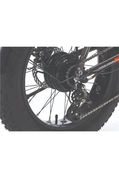 CORELLİ VONIQ ECO FAT BIKE ELEKTRİKLİ KATLANIR BİSİKLET 42CM MD 20 JANT 7 VİTES BLACK - 3