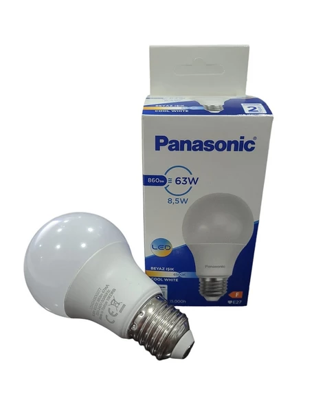 Panasonic 8,5W E27  Led Ampul 6500K 860Lm