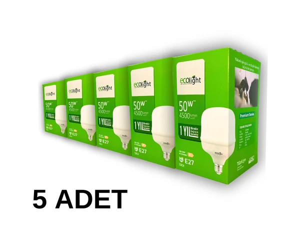 50W Torch BEYAZ Led Ampul A++ E27 - 3