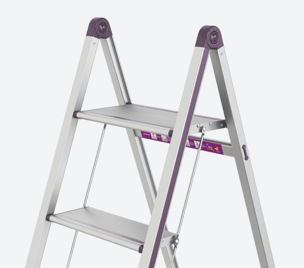 Gazzella SM UPM 244 Alüminyum 4 Basamaklı Merdiven - 3