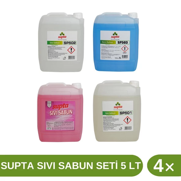 Supta Sıvı Sabun Set 5 Lt