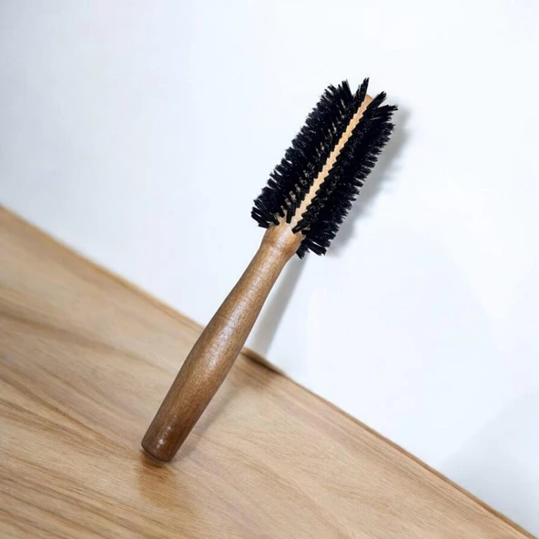 AHŞAP SAÇ AÇMA FIRÇASI FÖN TARAK HEDİYELİK PROFESYONEL YANMAZ LİVA350 - 3