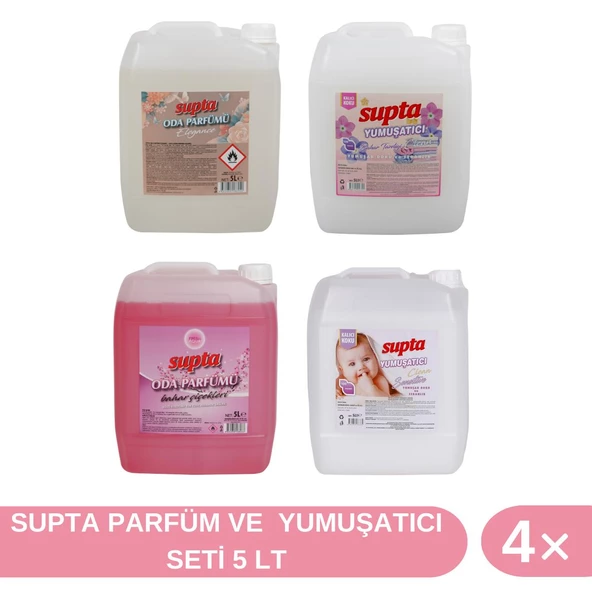 Supta Parfüm ve Yumuşatıcı Seti 5 LT