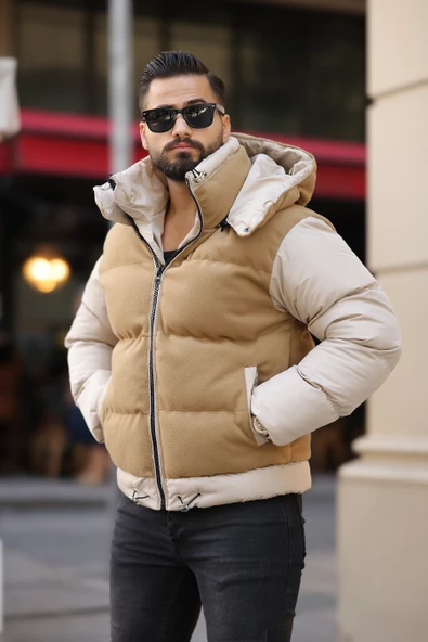 ERKEK KAPÜŞONLU KAŞE MONT - 11