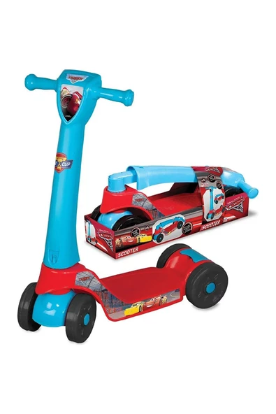 Cars Katlanabilir 4 Tekerlekli My First Scooter 2-5 Yaş - 2