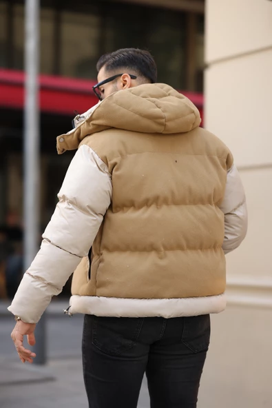 ERKEK KAPÜŞONLU KAŞE MONT - 10