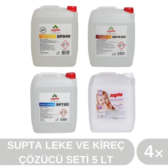 Supta Leke ve Kireç Çözücü Seti 5 LT