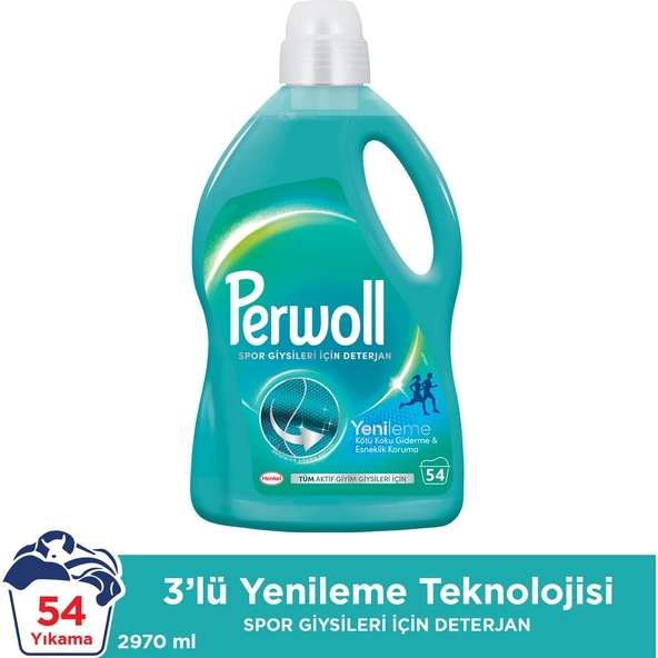Perwoll Spor Giysiler Için Sıvı Bakım Deterjanı 2970 Ml