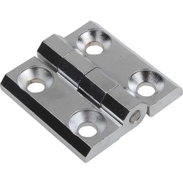 Mobilya Dolap Kapak Hobi Menteşesi Metal Krom 5 cm X 5 cm Kare Yaprak Menteşe 1 Adet - 5