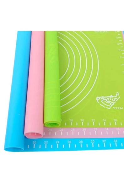 KfcHome Silikon Hamur Açma Matı - Büyük Boy 50x40 Cm - 2